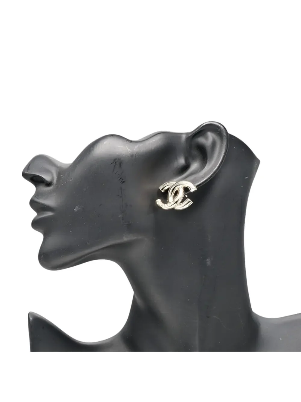Chanel Cc Logo Earrings Metal #357846C10B